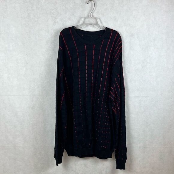 Non Branded Black And Red Sweater Dress - Picture 1 of 6